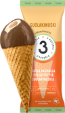 3 Kaveria salted caramel ice cream cone 150ml vegan