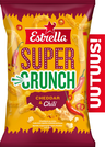 Estrella Super Crunch Cheddar & Chili juustonaksu 175g