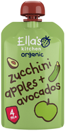 Ellas Kitchen organic zucchinis, apples, avocados puree 4 months 120g