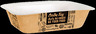 Comple Festari brown carton tray PET-coated 190x150x45mm 7,5dl 150pcs