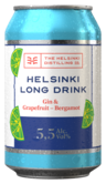 Helsinki LD Gin-Grapefruit-Bergamot 5,5% 0,33l burk