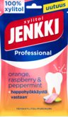 Jenkki Professional orange, raspberry&peppermint täysksylitolipurukumi 90g