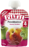 Piltti apple-peach puree 4months  90g pouch
