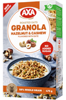 AXA Roasted Oats hasselpähkinä-cashew granola 475g