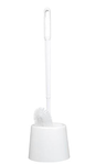 Toilet brush floor stand with cup
