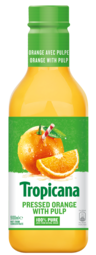Tropicana orange juice with pulp appelsiinitäysmehu hedelmälihalla 0,9l