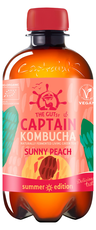 The Gutsy Captain Sunny Peach luomu kombucha juoma 0,4l