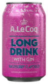 A. Le Coq GIN raspberry long drink 5,5% 0,33l tölkki