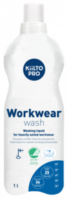 Kiilto Pro Workwear wash washing liquid 1l