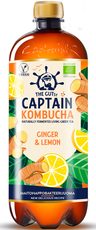 The Gutsy Captain Kombucha Ginger&Lemon luomu 0,95l