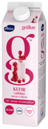 Valio Gefilus Kefir rasberry drink snack 1kg lactose free