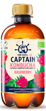 The Gutsy Captain Kombucha California Raspberry, vadelmanmakuinen kombucha-juoma luomu 400ml