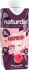 Naturdiet VLCD raspberry-pomegranate smoothie 330ml