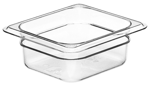 Cambro GN-container 1/6 65 clear polycarbonate