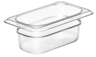 Cambro GN-container 1/9 65 clear polycarbonate