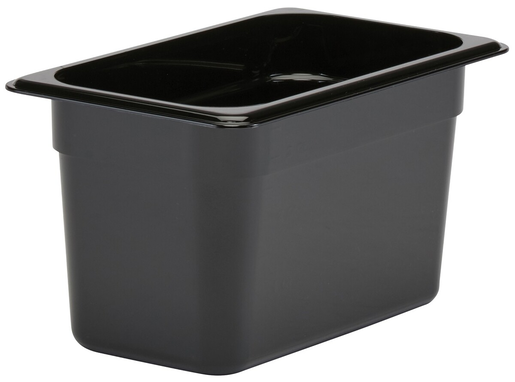 Cambro GN-container 1/4 150 black polycarbonate