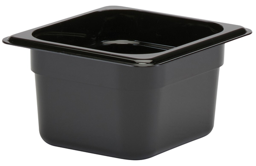 Cambro GN-container 1/6 100 black polycarbonate