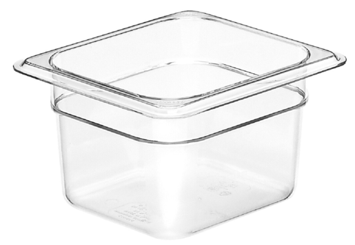 Cambro GN-container 1/6 100 clear polycarbonate