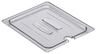 Cambro GN-lid 1/2 notched, clear polycarbonate