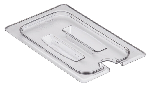 Cambro GN-lid 1/4 clear, notched polycarbonate