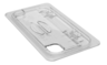 Cambro GN-lid 1/3 clear, notched with hinge polycarbonate